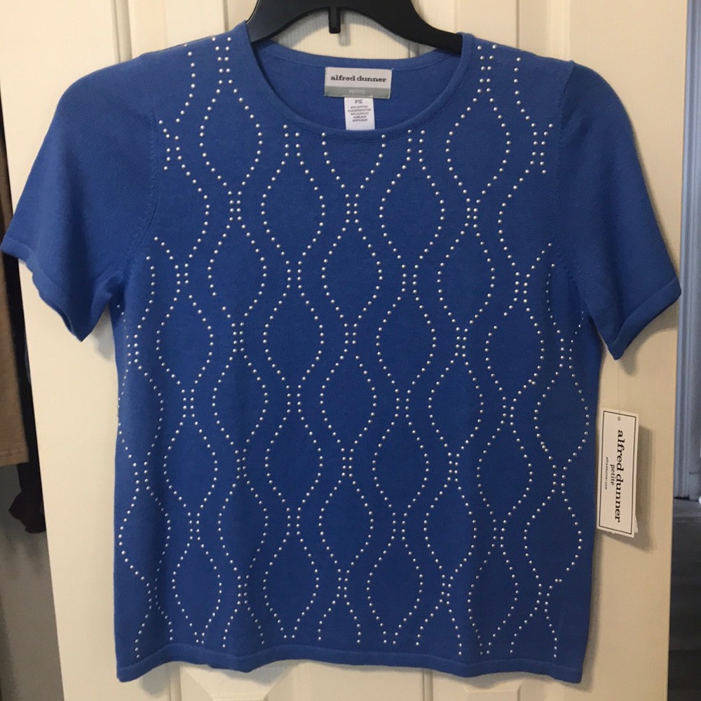 Alfred Dunner Short Sleeve Blouse